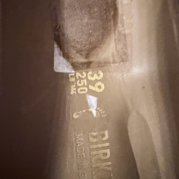 Birkenstock Green Sandals with Gold Accents - Picture 4 of 6